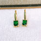 Arete de Chapa de Oro COA2494-3
