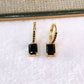 Arete de Chapa de Oro COA2494-2