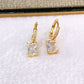 Arete de Chapa de Oro COA2494-1