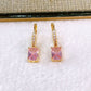 Arete de Chapa de Oro COA2494-4