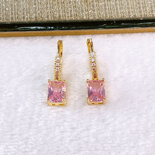 Arete de Chapa de Oro COA2494-4
