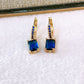 Arete de Chapa de Oro COA2494-6