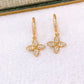 Arete de Chapa de Oro COA2495-1