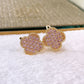 Arete de Chapa de Oro COA2533-3