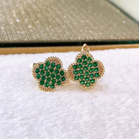 Arete de Chapa de Oro COA2533-5