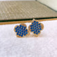 Arete de Chapa de Oro COA2533-6