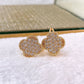 Arete de Chapa de Oro COA2533-1