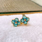 Arete de Chapa de Oro COA2534-3
