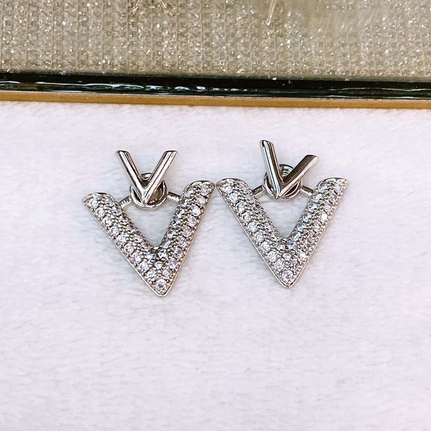Arete de Chapa de Oro COA2544-2
