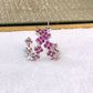 Arete de Chapa de Oro COA2540-2