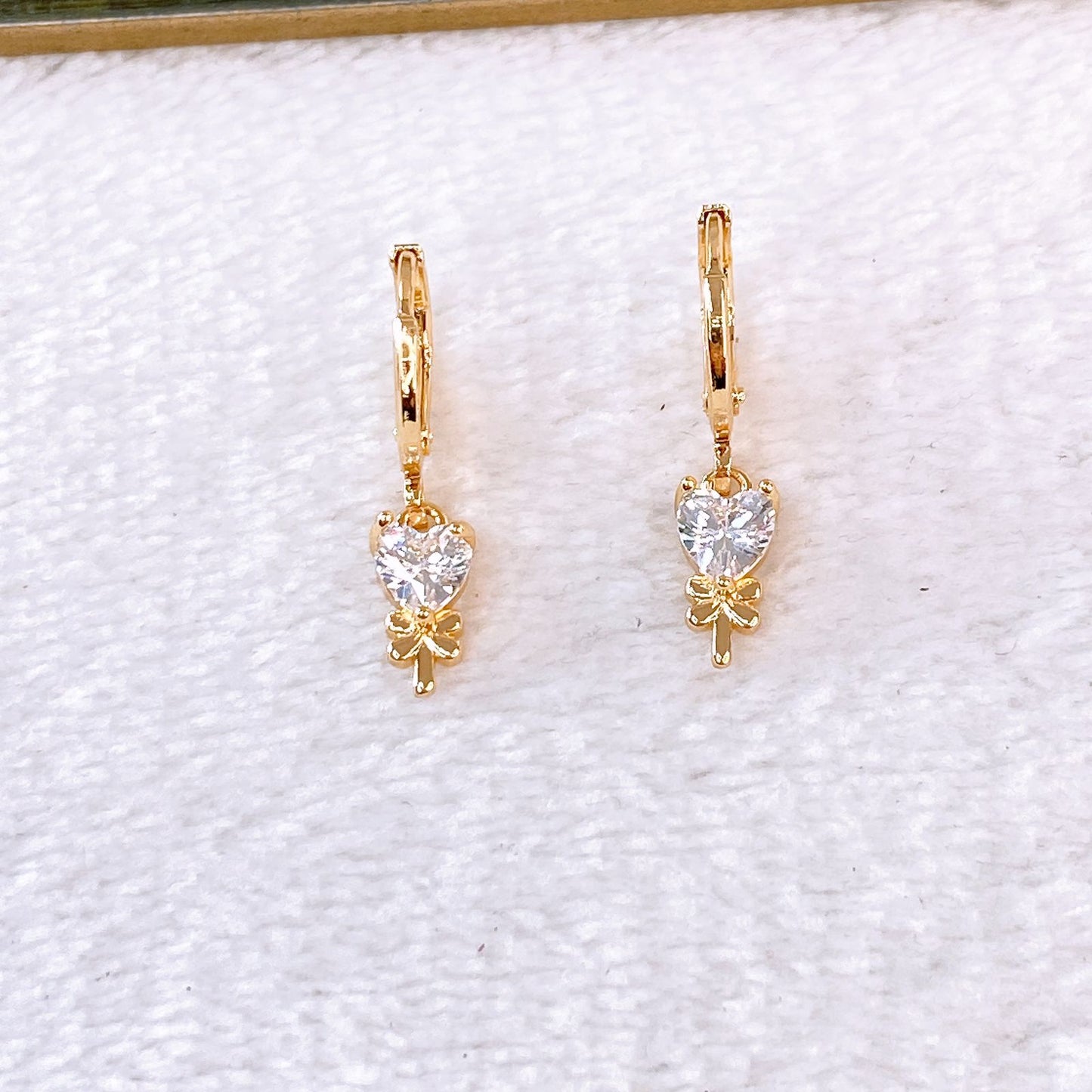 Arete de Chapa de Oro COA2554-1