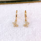 Arete de Chapa de Oro COA2555-1