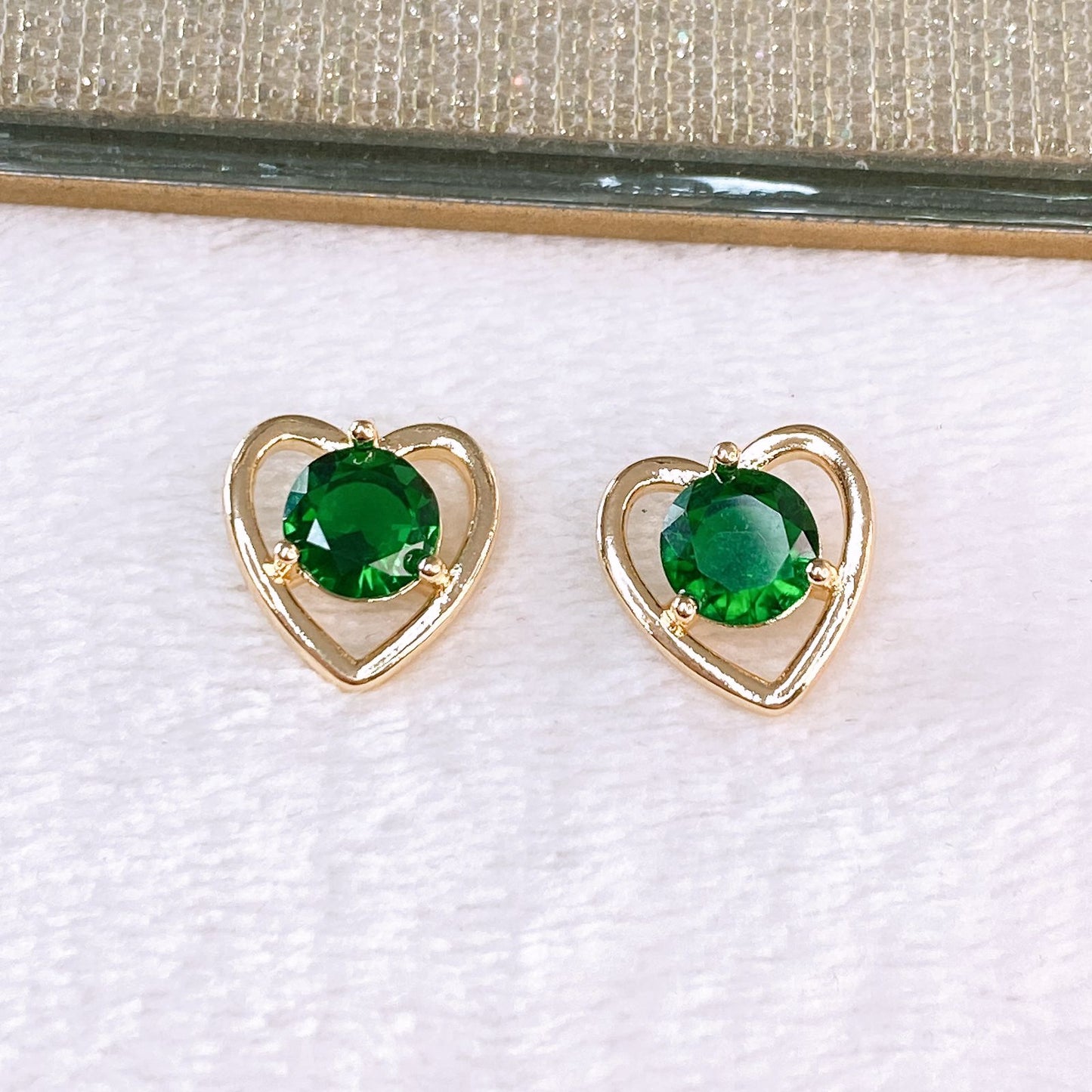 Arete de Chapa de Oro COA2550-4
