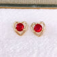 Arete de Chapa de Oro COA2550-6