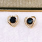 Arete de Chapa de Oro COA2550-1
