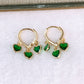 Arete de Chapa de Oro COA2548-6