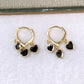 Arete de Chapa de Oro COA2548-5