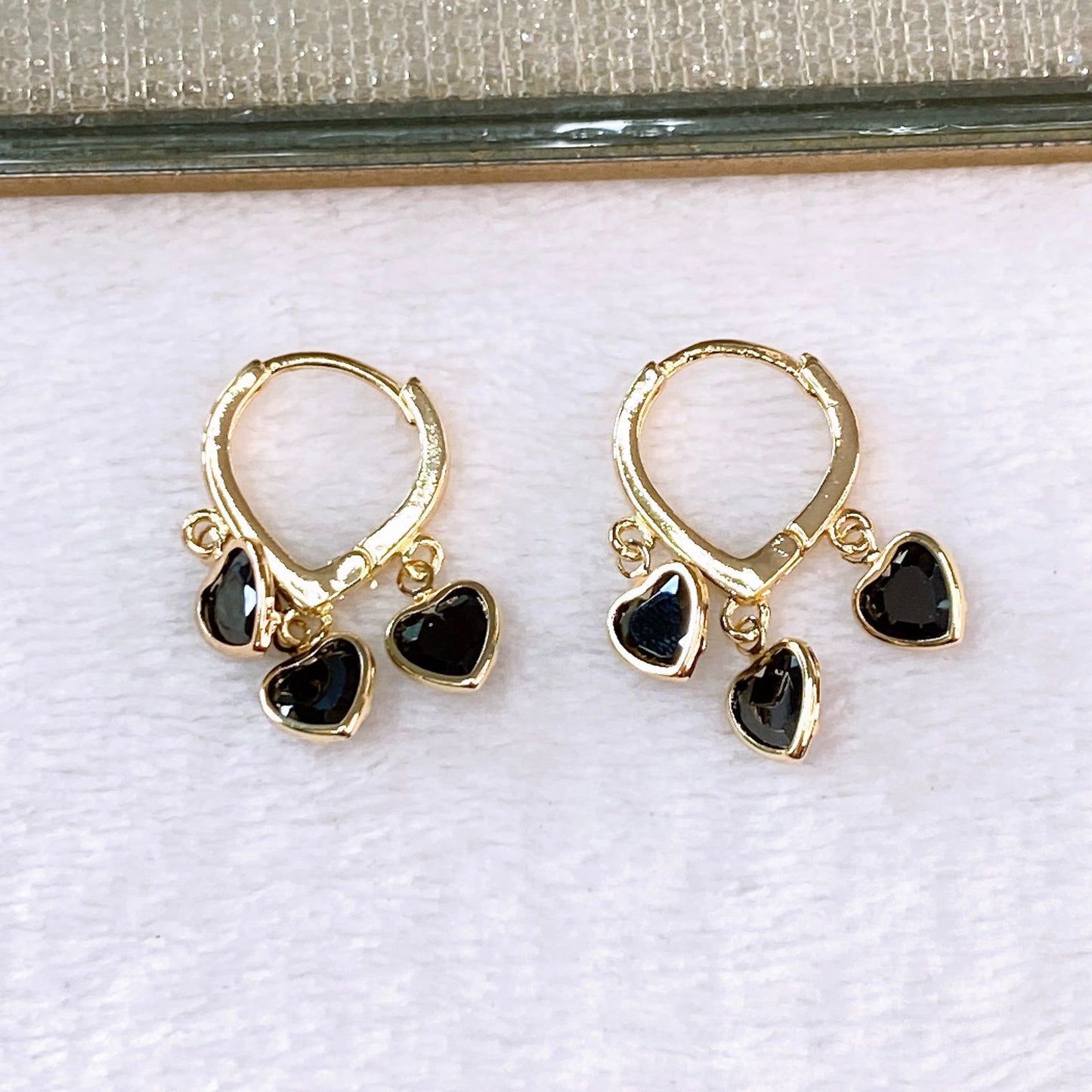 Arete de Chapa de Oro COA2548-5