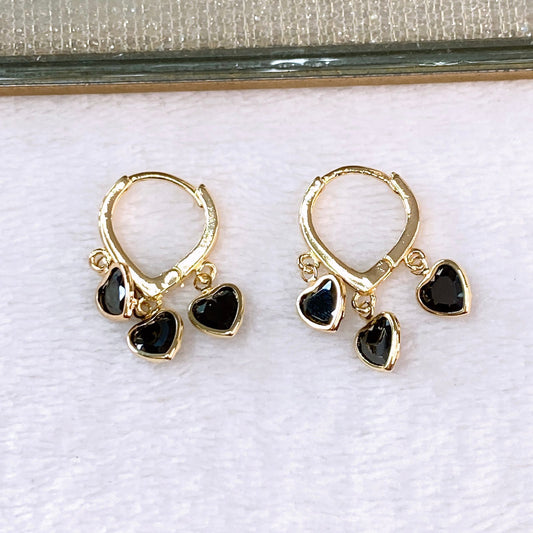 Arete de Chapa de Oro COA2548-5