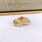 Arete de Chapa de Oro COA2559-1