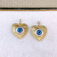 Arete de Chapa de Oro COA2568-1