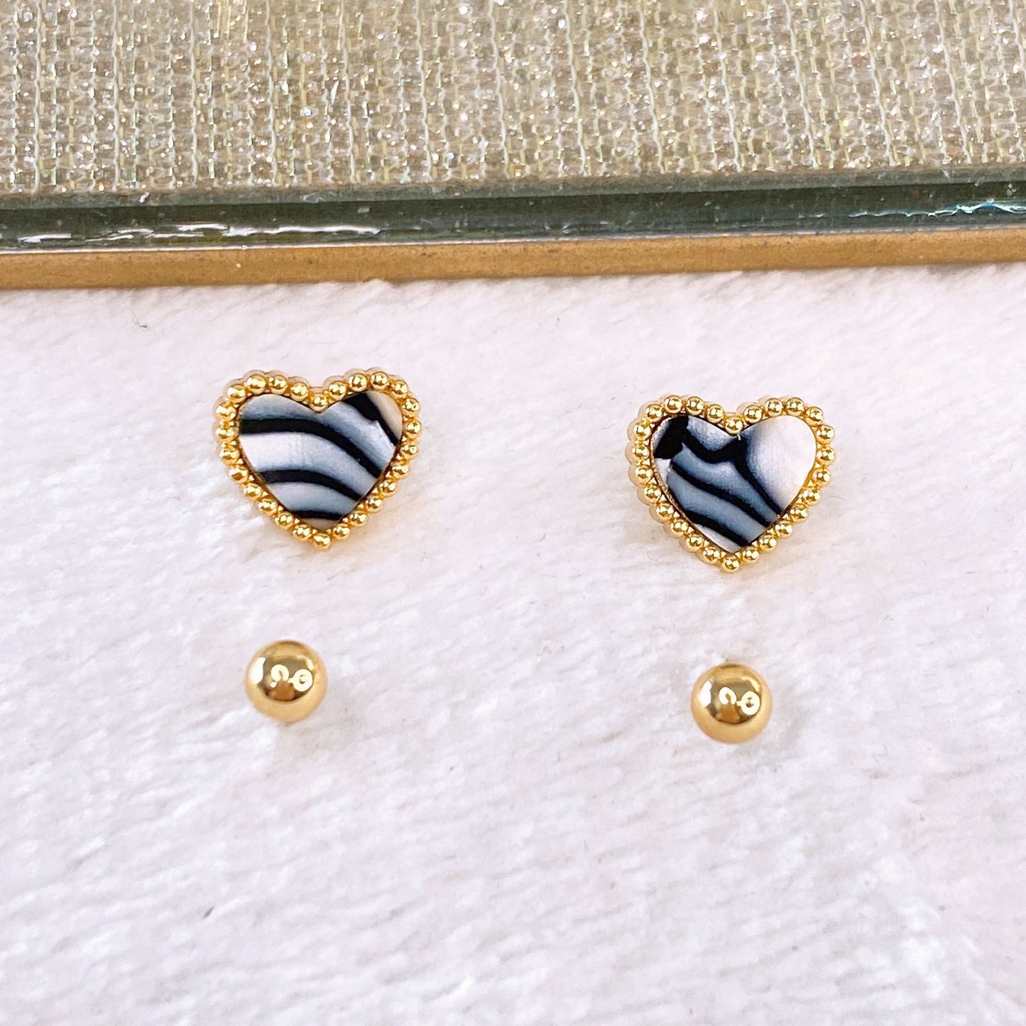 Set de Aretes de Acero Inoxidable AAI2524-1