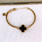 Pulsera Doble Vista de Acero Inoxidable PAI1454-3