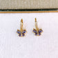 Arete de Chapa de Oro COA2619-4