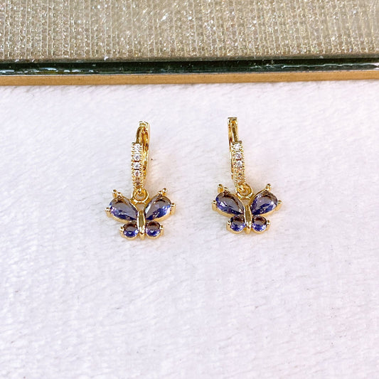 Arete de Chapa de Oro COA2619-4