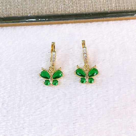 Arete de Chapa de Oro COA2619-3