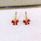 Arete de Chapa de Oro COA2619-2