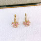 Arete de Chapa de Oro COA2619-6