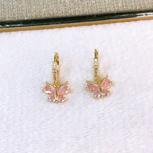 Arete de Chapa de Oro COA2619-6