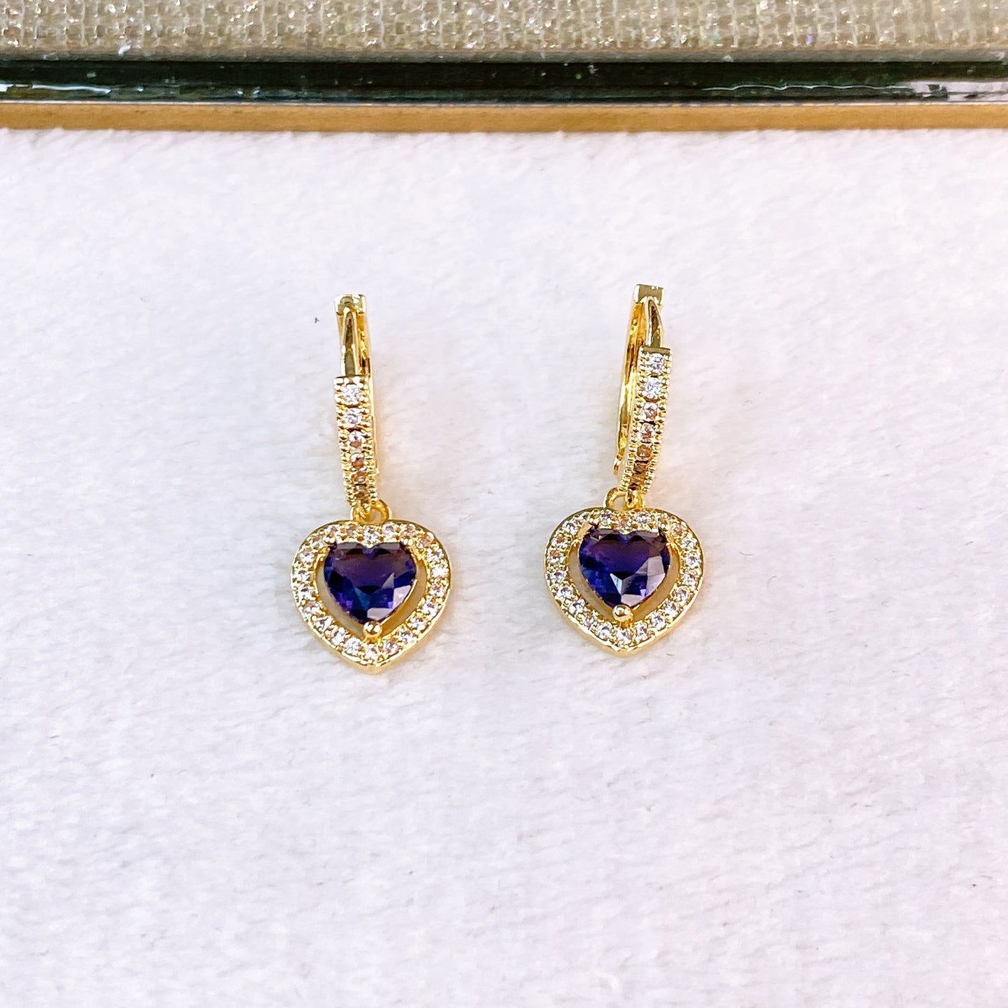 Arete de Chapa de Oro COA2613-2