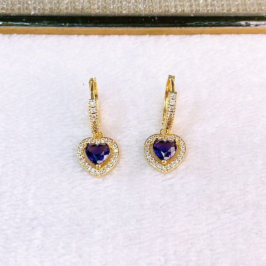Arete de Chapa de Oro COA2613-2