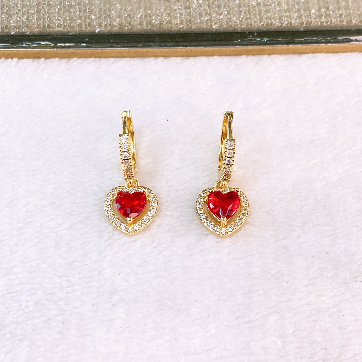 Arete de Chapa de Oro COA2613-5