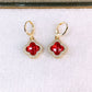 Arete de Chapa de Oro COA2617-2