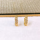Arete de Chapa de Oro COA2612-1