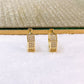 Arete de Chapa de Oro COA2615-1