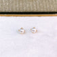 Arete Tipo Broquel de Acero Inoxidable Chico AAI2627-1