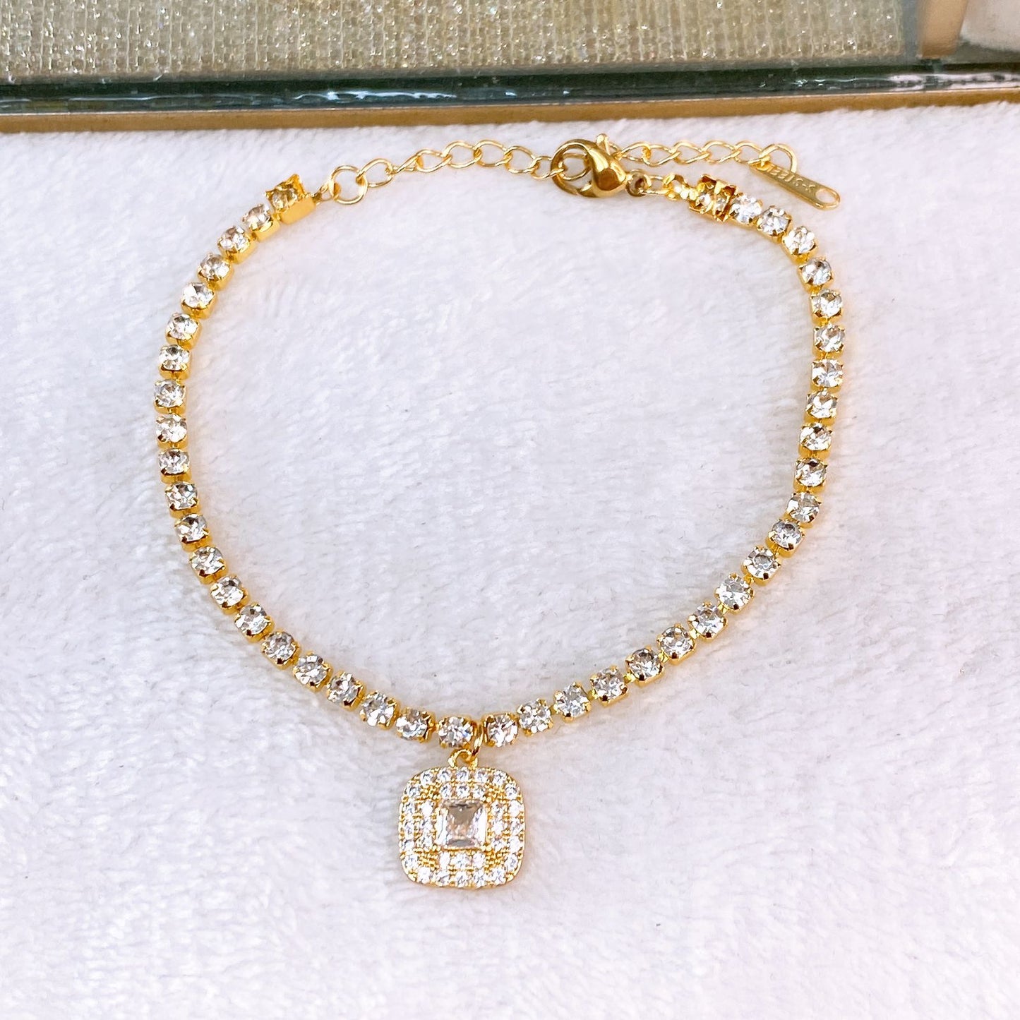 Pulsera de Chapa de Oro COP1739-1