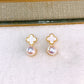 Arete de Chapa de Oro COA2637-2