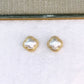 Arete de Chapa de Oro COA2638-1