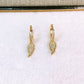 Arete de Chapa de Oro COA2624-1