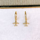 Arete de Chapa de Oro COA2623-1