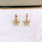 Arete de Chapa de Oro COA2620-1