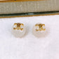 Arete de Chapa de Oro COA2628-1