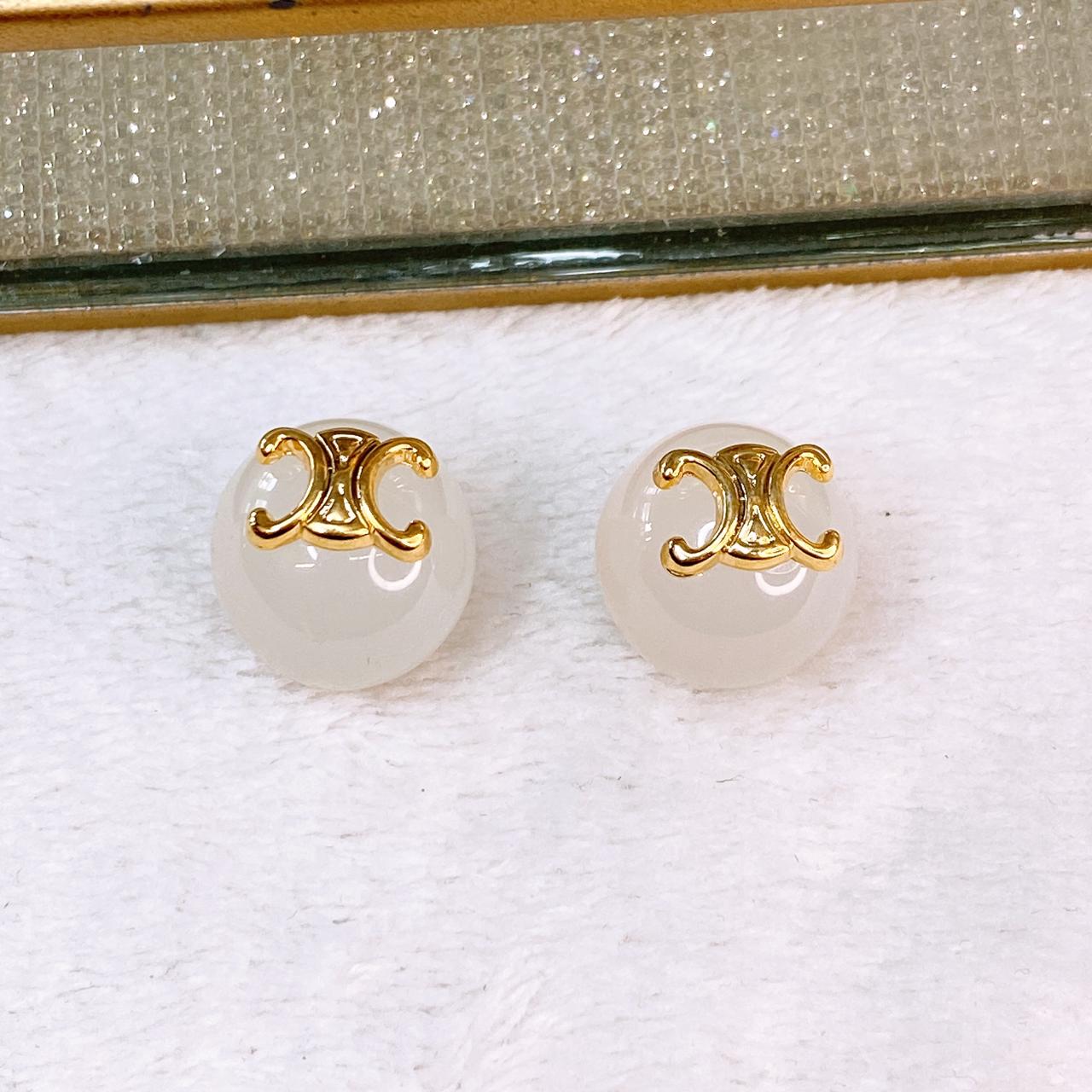 Arete de Chapa de Oro COA2628-1