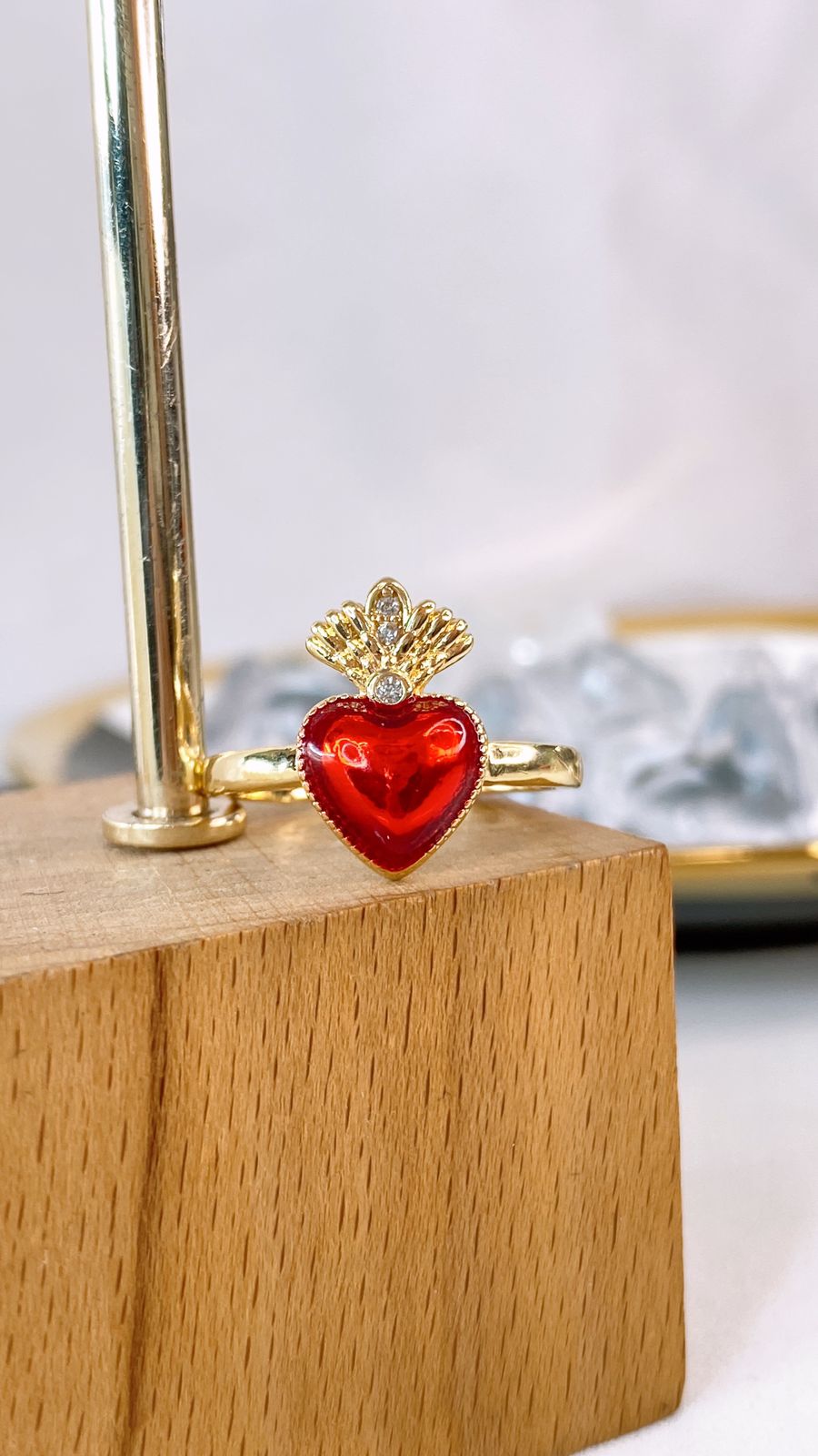 Anillo de Oro Laminado Ajustable ACO1654-1