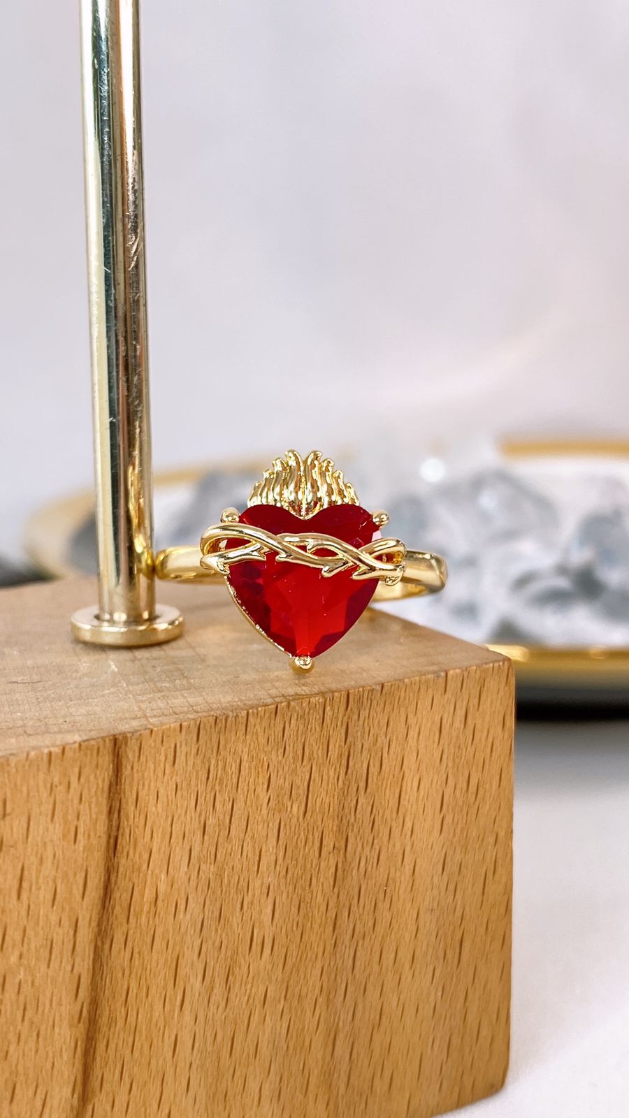 Anillo de Oro Laminado Ajustable ACO1653-1